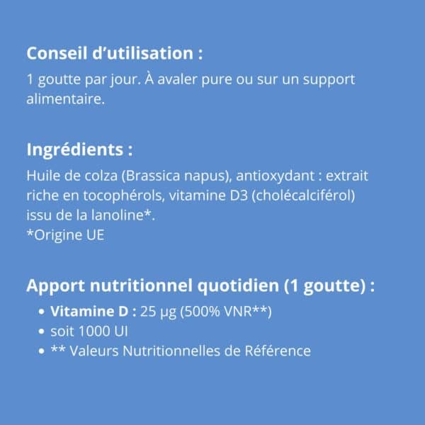 Vitamine D3 (liquide)